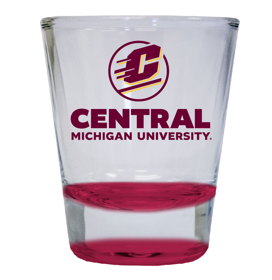 Central Michigan University NCAA Legacy Edition 2oz Round Base Shot Glass Red