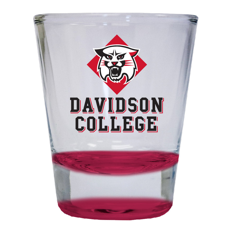Davidson College NCAA Legacy Edition 2oz Round Base Shot Glass Red