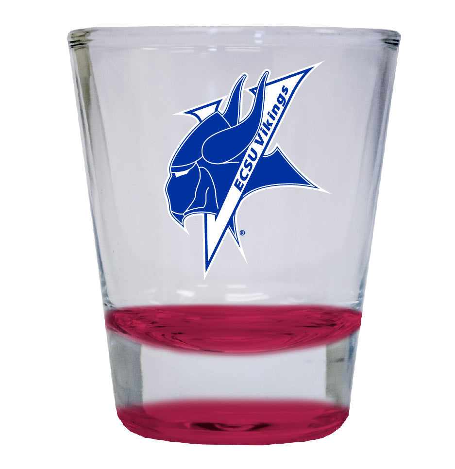 Elizabeth City State University NCAA Legacy Edition 2oz Round Base Shot Glass Red