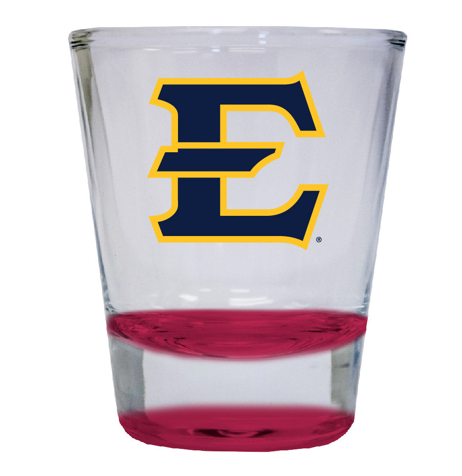 East Tennessee State University NCAA Legacy Edition 2oz Round Base Shot Glass Red