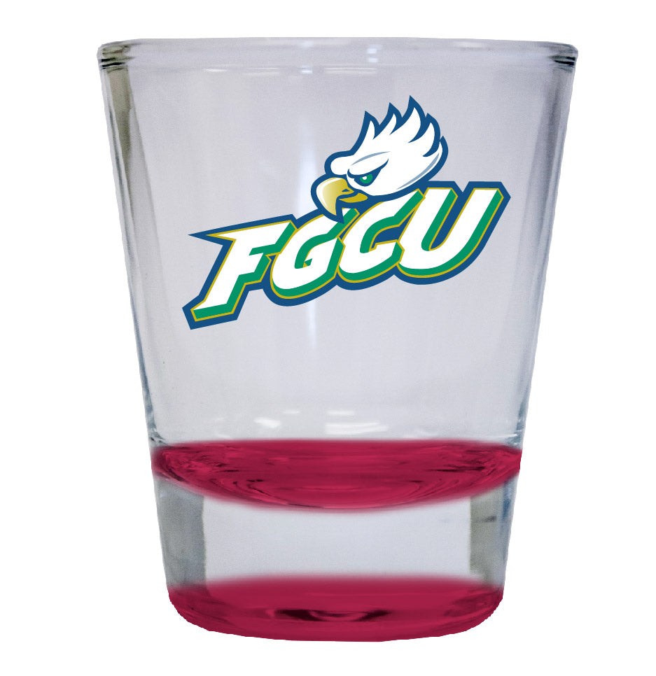 Florida Gulf Coast Eagles NCAA Legacy Edition 2oz Round Base Shot Glass Red