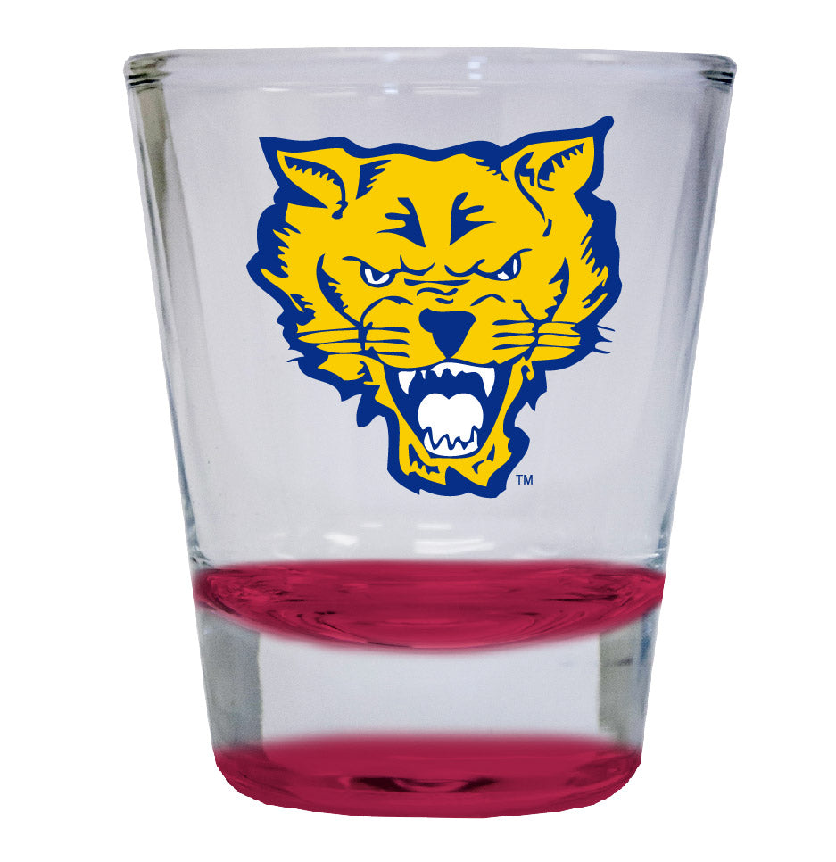 Fort Valley State University NCAA Legacy Edition 2oz Round Base Shot Glass Red