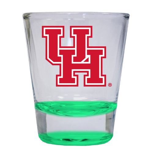 University of Houston NCAA Legacy Edition 2oz Round Base Shot Glass Green