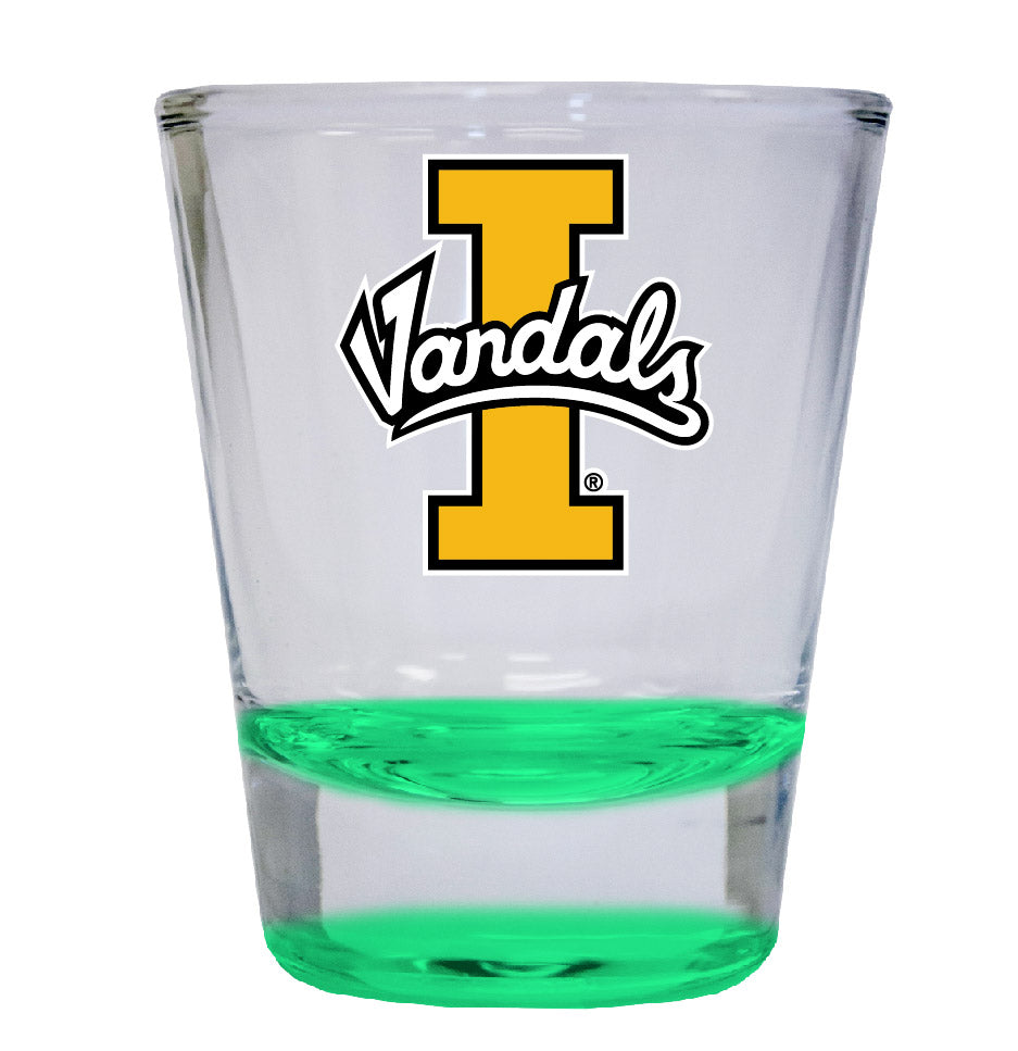 Idaho Vandals NCAA Legacy Edition 2oz Round Base Shot Glass Green