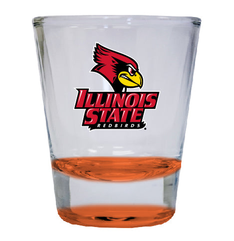 Illinois State Redbirds NCAA Legacy Edition 2oz Round Base Shot Glass Orange