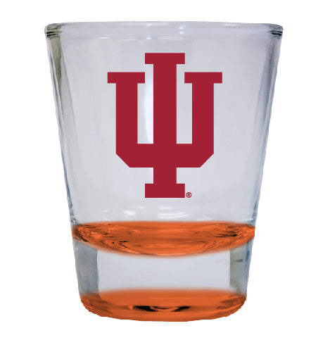 Indiana Hoosiers NCAA Legacy Edition 2oz Round Base Shot Glass Orange