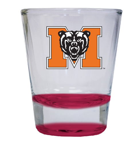 Mercer University NCAA Legacy Edition 2oz Round Base Shot Glass Red