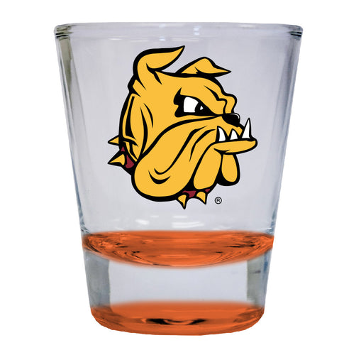 Minnesota Duluth Bulldogs NCAA Legacy Edition 2oz Round Base Shot Glass Orange