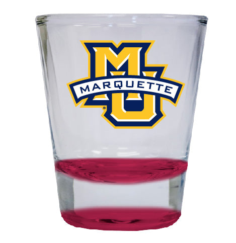Marquette Golden Eagles NCAA Legacy Edition 2oz Round Base Shot Glass Red