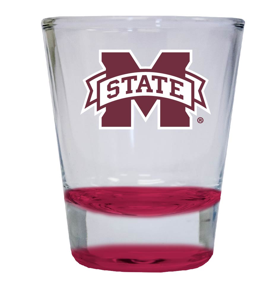 Mississippi State Bulldogs NCAA Legacy Edition 2oz Round Base Shot Glass Red