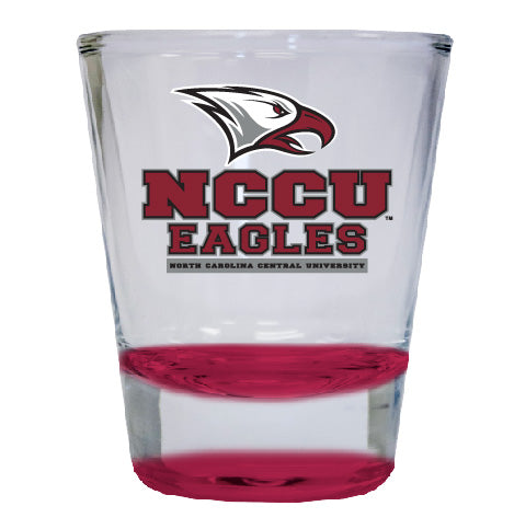 North Carolina Central Eagles NCAA Legacy Edition 2oz Round Base Shot Glass Red