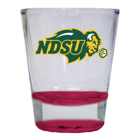 North Dakota State Bison NCAA Legacy Edition 2oz Round Base Shot Glass Red
