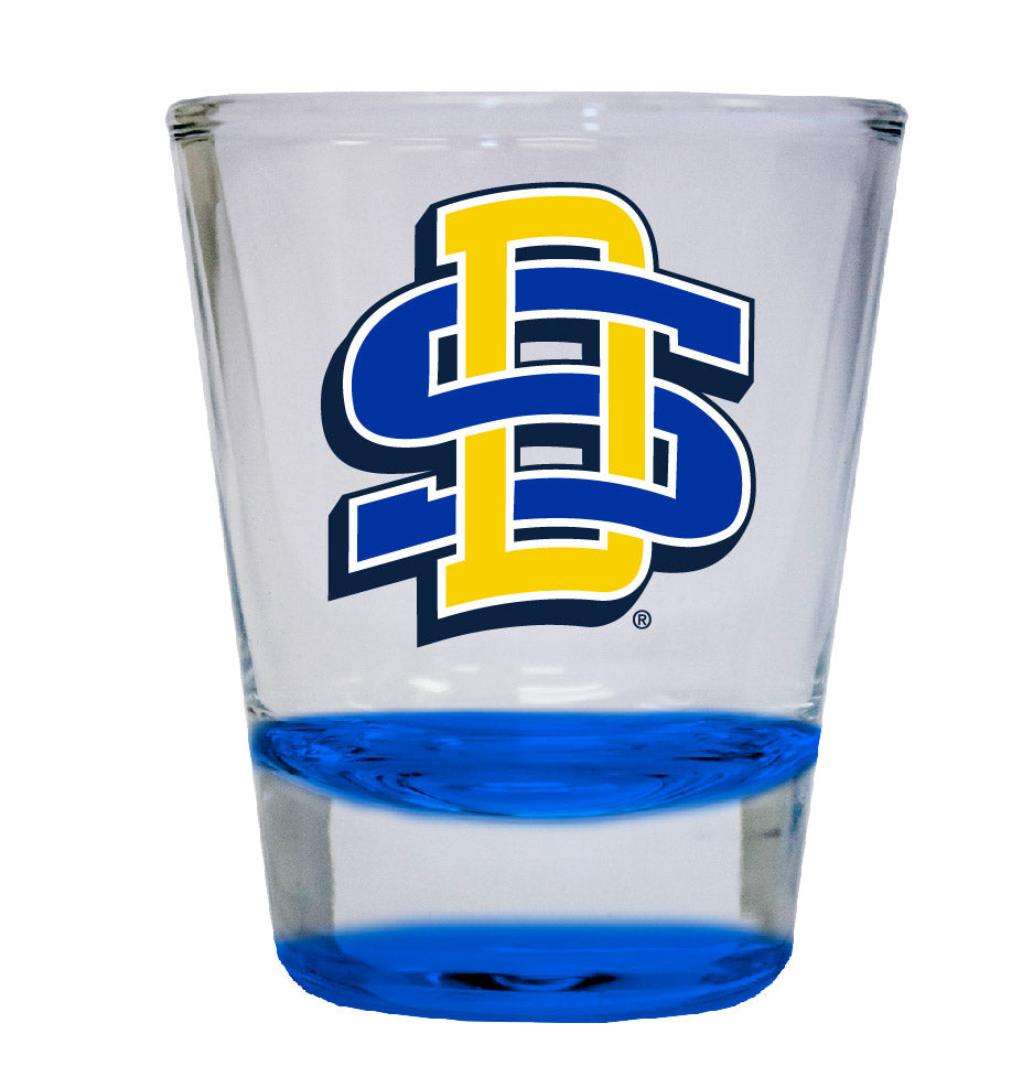 South Dakota State Jackrabbits NCAA Legacy Edition 2oz Round Base Shot Glass Blue