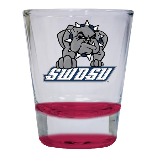 Southwestern Oklahoma State University NCAA Legacy Edition 2oz Round Base Shot Glass Red