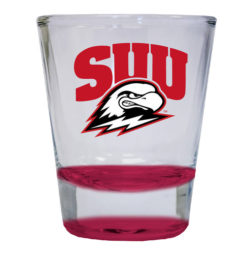 Southern Utah University NCAA Legacy Edition 2oz Round Base Shot Glass Red