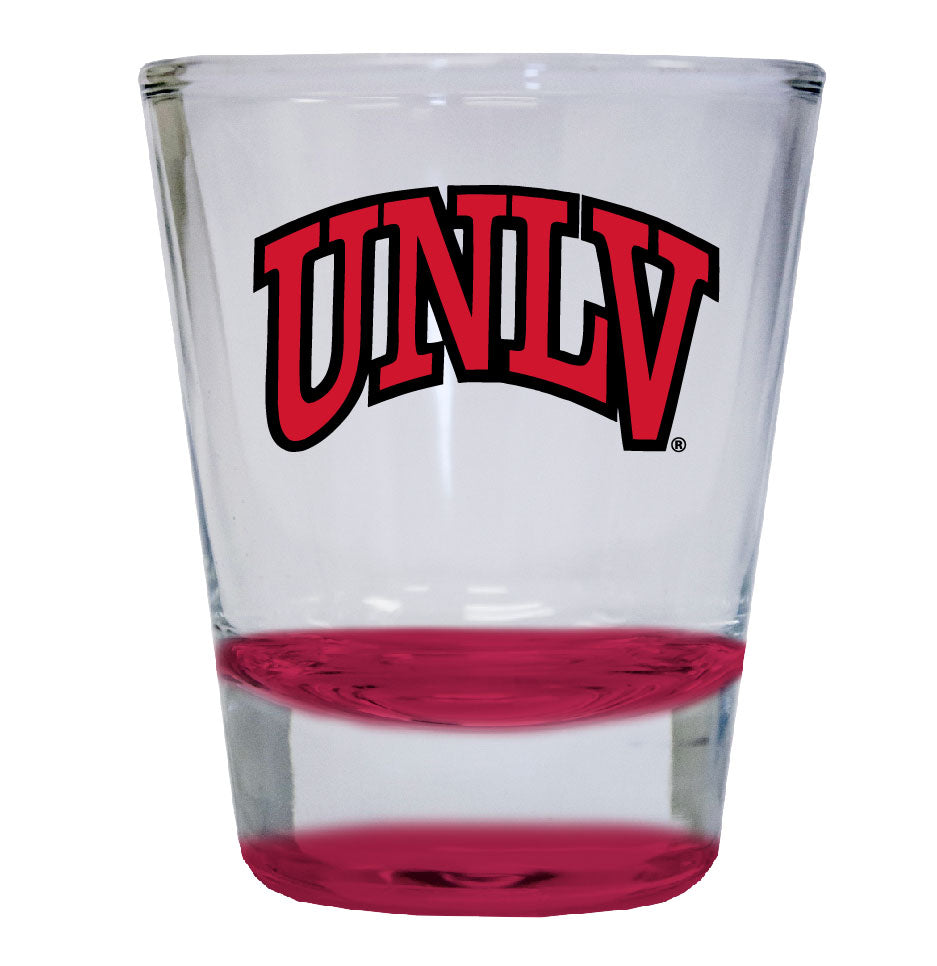 UNLV Rebels NCAA Legacy Edition 2oz Round Base Shot Glass Red