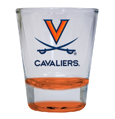 Virginia Cavaliers NCAA Legacy Edition 2oz Round Base Shot Glass Orange