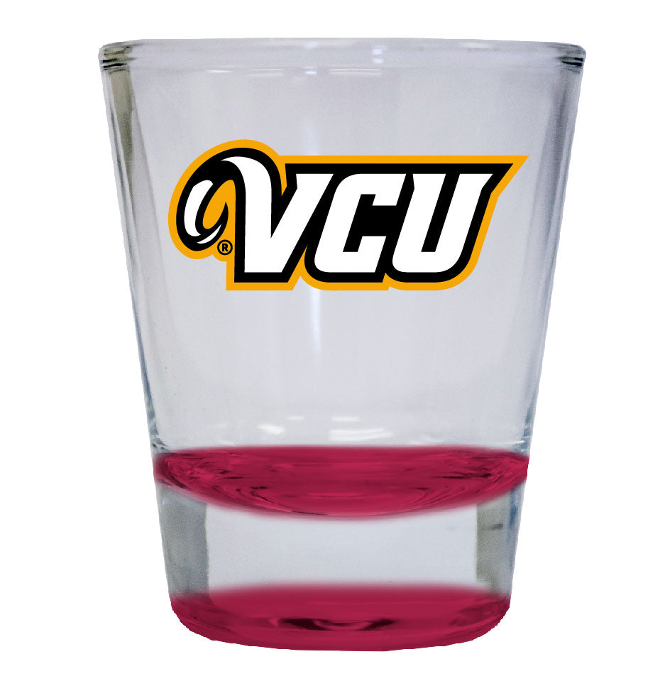 Virginia Commonwealth NCAA Legacy Edition 2oz Round Base Shot Glass Red