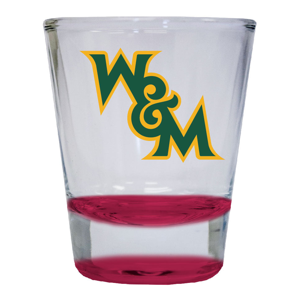 William and Mary NCAA Legacy Edition 2oz Round Base Shot Glass Red