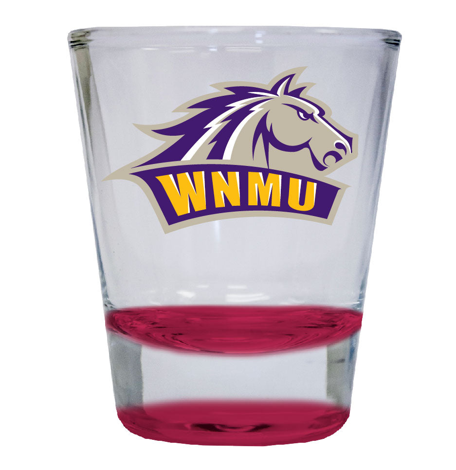 Western New Mexico University 2 ounce Color Etched Shot Glasses