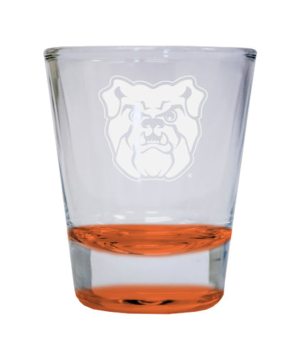 NCAA Butler Bulldogs Collector's 2oz Laser-Engraved Spirit Shot Glass Orange