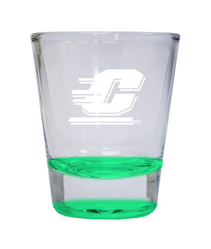 NCAA Central Michigan University Collector's 2oz Laser-Engraved Spirit Shot Glass Green