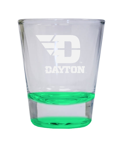 NCAA Dayton Flyers Collector's 2oz Laser-Engraved Spirit Shot Glass Green