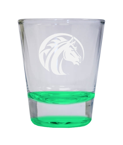 NCAA Fayetteville State University Collector's 2oz Laser-Engraved Spirit Shot Glass Green