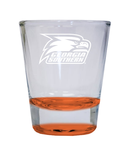NCAA Georgia Southern Eagles Collector's 2oz Laser-Engraved Spirit Shot Glass Orange