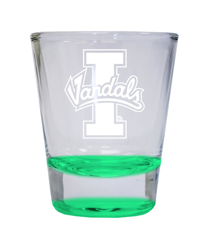 NCAA Idaho Vandals Collector's 2oz Laser-Engraved Spirit Shot Glass Green