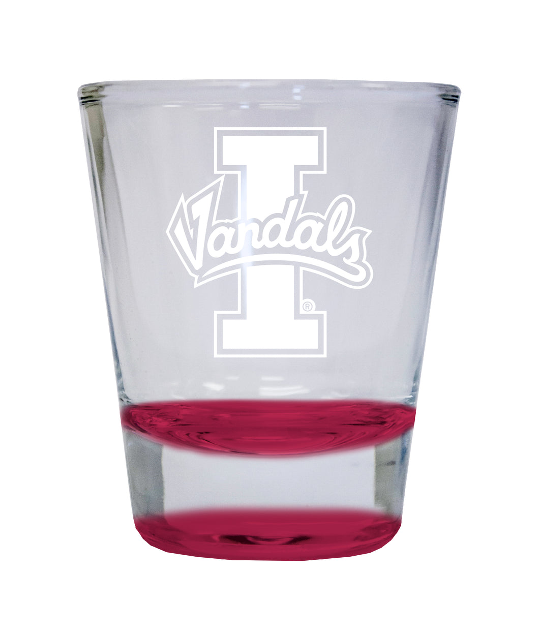 NCAA Idaho Vandals Collector's 2oz Laser-Engraved Spirit Shot Glass Red