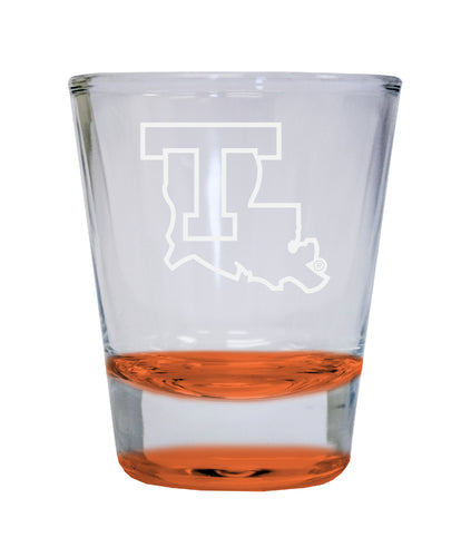 NCAA Louisiana Tech Bulldogs Collector's 2oz Laser-Engraved Spirit Shot Glass Orange