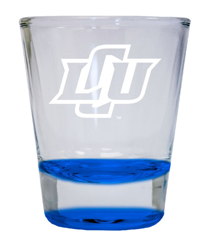 NCAA Lubbock Christian University Chaparral Collector's 2oz Laser-Engraved Spirit Shot Glass Blue