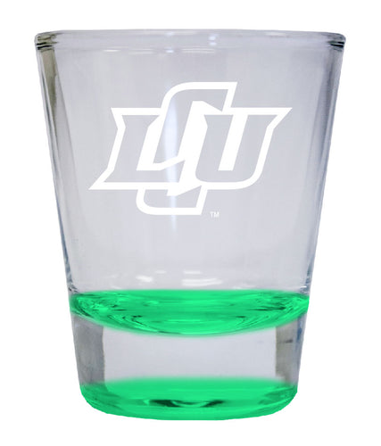 NCAA Lubbock Christian University Chaparral Collector's 2oz Laser-Engraved Spirit Shot Glass Green