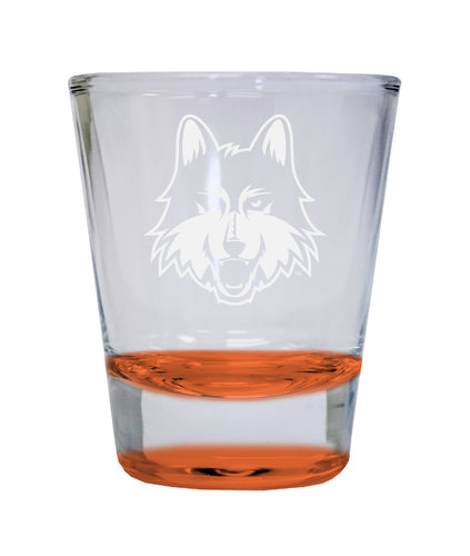 NCAA Loyola University Ramblers Collector's 2oz Laser-Engraved Spirit Shot Glass Orange