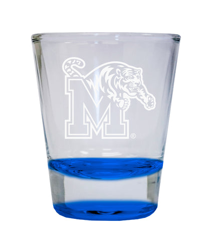 NCAA Memphis Tigers Collector's 2oz Laser-Engraved Spirit Shot Glass Blue