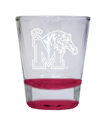 NCAA Memphis Tigers Collector's 2oz Laser-Engraved Spirit Shot Glass Red