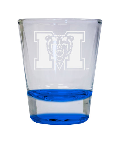 NCAA Mercer University Collector's 2oz Laser-Engraved Spirit Shot Glass Blue