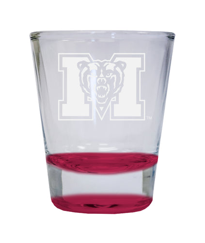 NCAA Mercer University Collector's 2oz Laser-Engraved Spirit Shot Glass Red