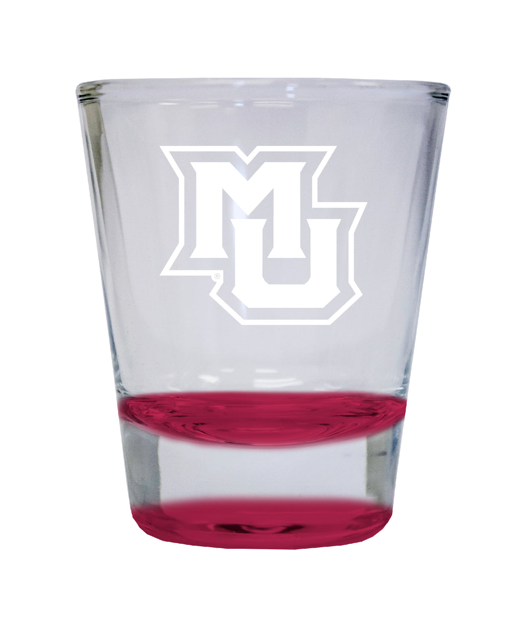 NCAA Marquette Golden Eagles Collector's 2oz Laser-Engraved Spirit Shot Glass Red