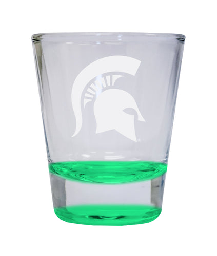 NCAA Michigan State Spartans Collector's 2oz Laser-Engraved Spirit Shot Glass Green