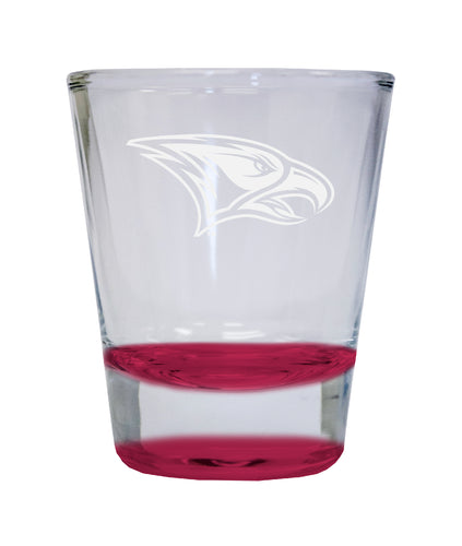 NCAA North Carolina Central Eagles Collector's 2oz Laser-Engraved Spirit Shot Glass Red
