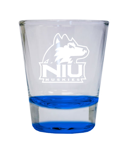 NCAA Northern Illinois Huskies Collector's 2oz Laser-Engraved Spirit Shot Glass Blue