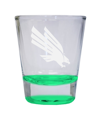 NCAA North Texas Collector's 2oz Laser-Engraved Spirit Shot Glass Green