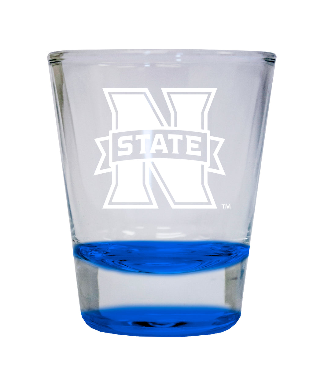 Northwestern Oklahoma State University Etched Round Shot Glass 2 oz Blue
