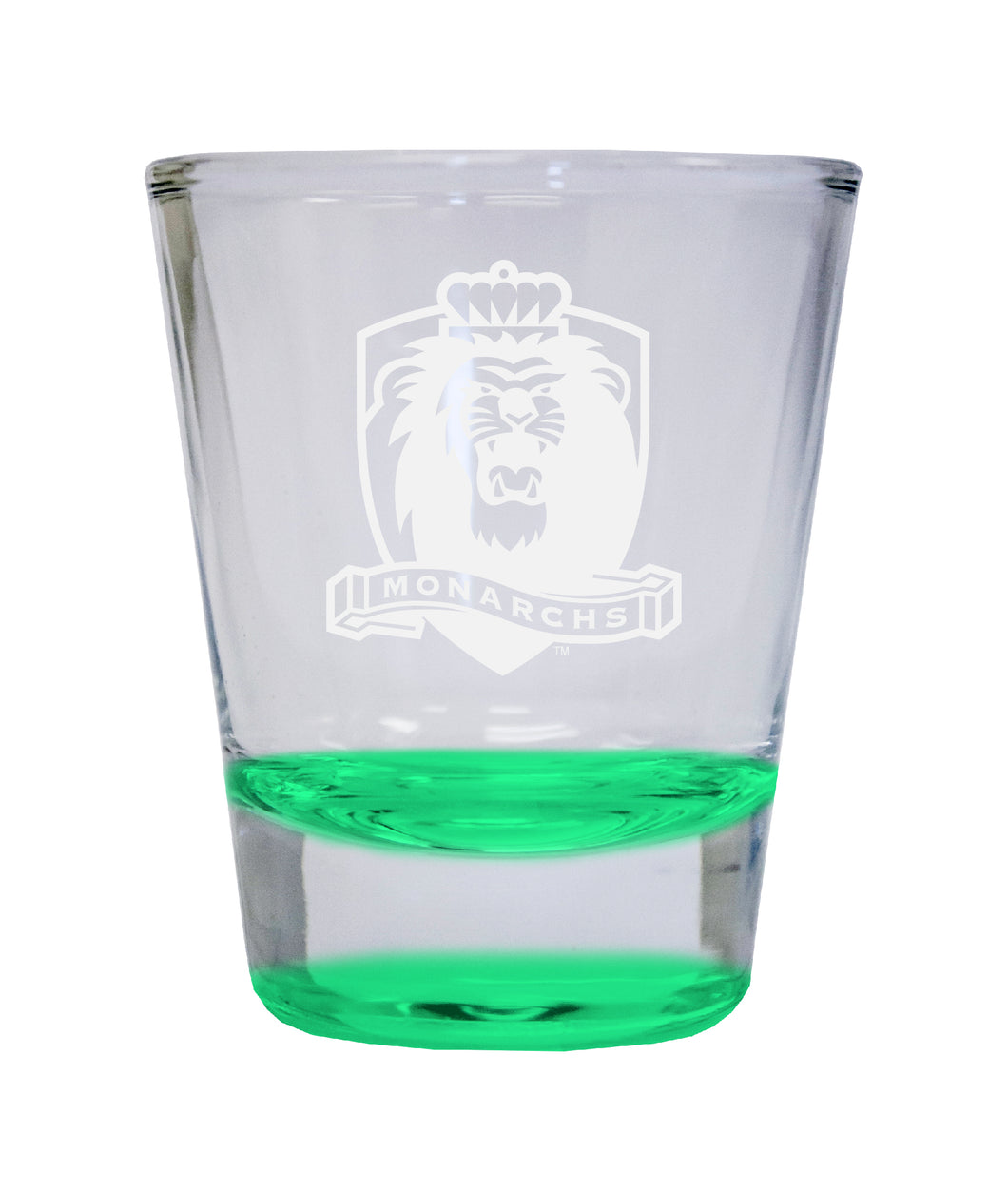 NCAA Old Dominion Monarchs Collector's 2oz Laser-Engraved Spirit Shot Glass Green