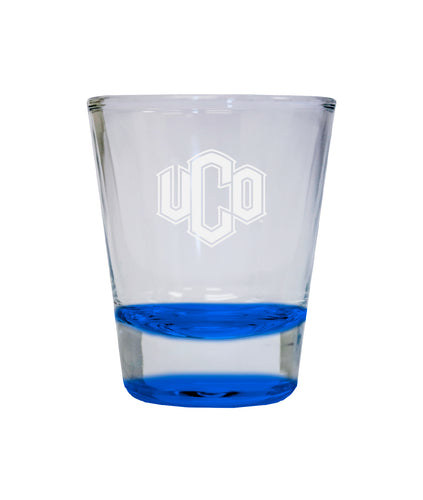 NCAA University of Central Oklahoma Bronchos Collector's 2oz Laser-Engraved Spirit Shot Glass Blue