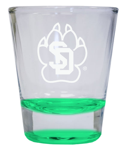 NCAA South Dakota Coyotes Collector's 2oz Laser-Engraved Spirit Shot Glass Blue