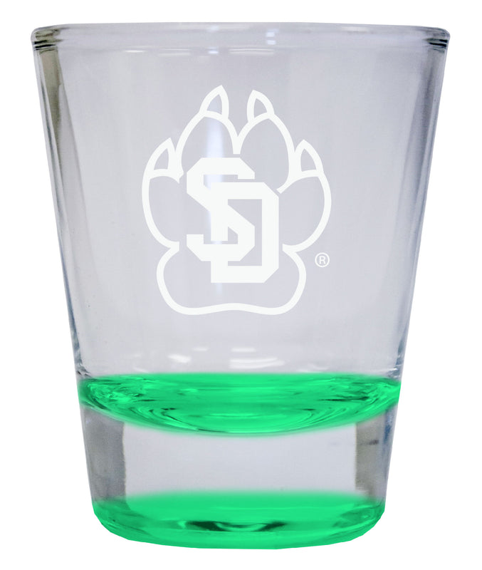 NCAA South Dakota Coyotes Collector's 2oz Laser-Engraved Spirit Shot Glass Blue