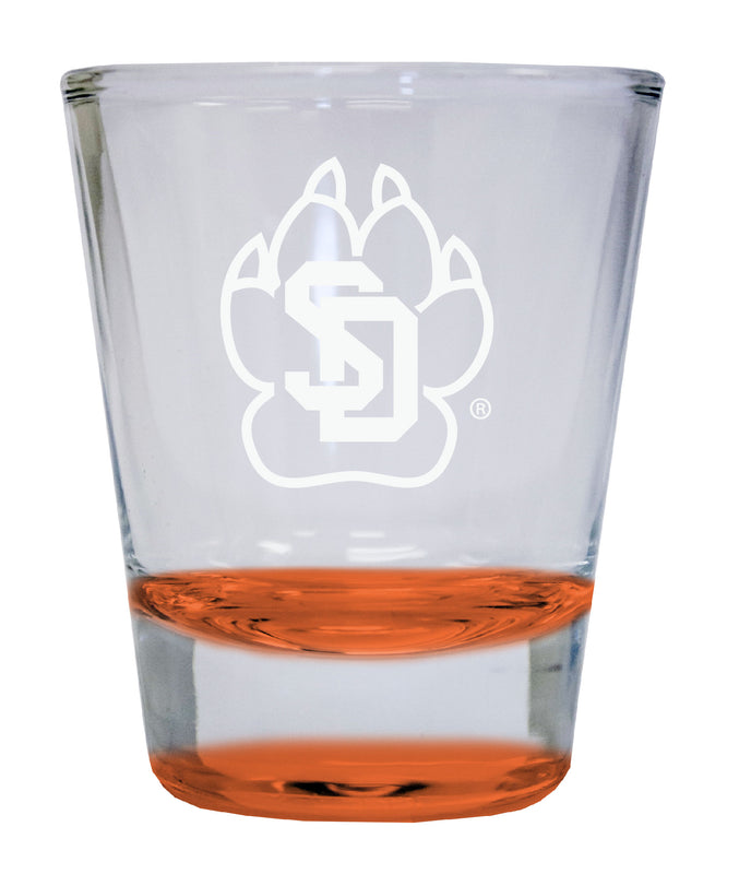 NCAA South Dakota Coyotes Collector's 2oz Laser-Engraved Spirit Shot Glass Green
